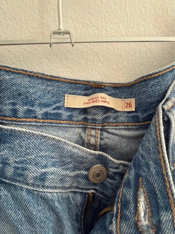 Levi's Baggy Dad Ripped Jeans Size 26 - photo 2