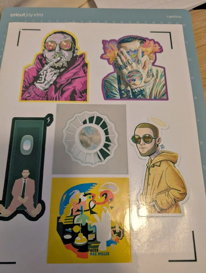 Mac Miller Sticker Pack | Swimming, Faces & Divine Feminine
