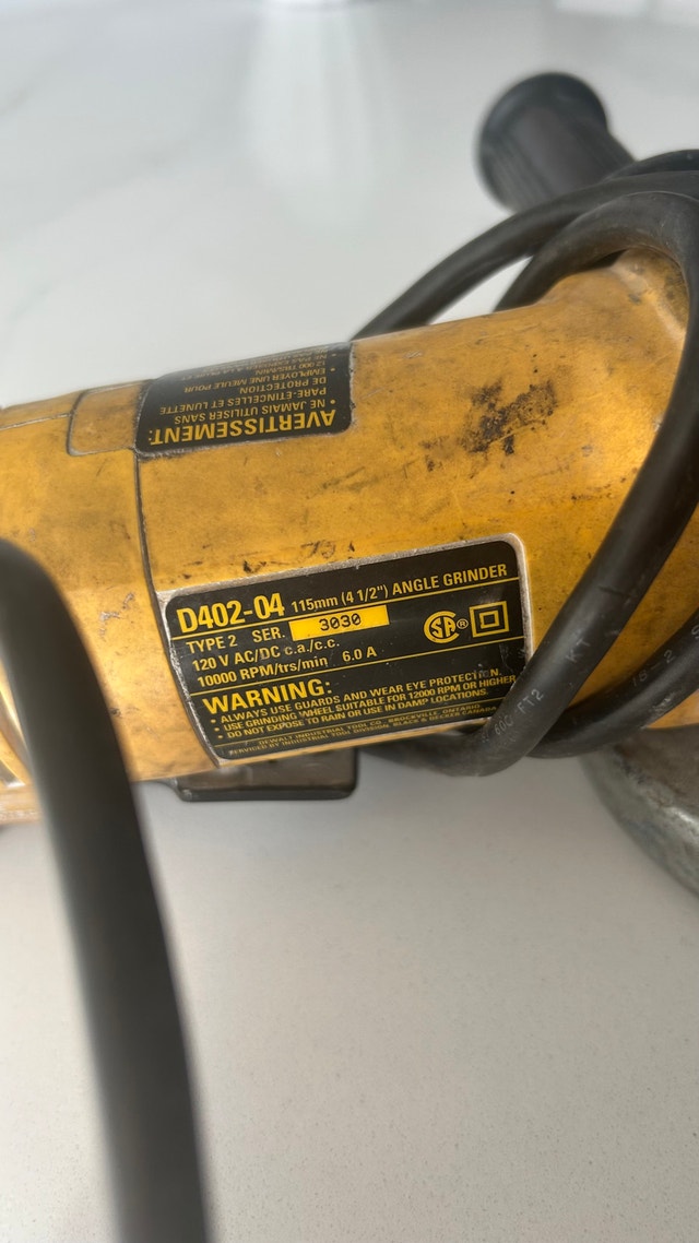 DeWALT 4 1/2” Angle Grinder - photo 3