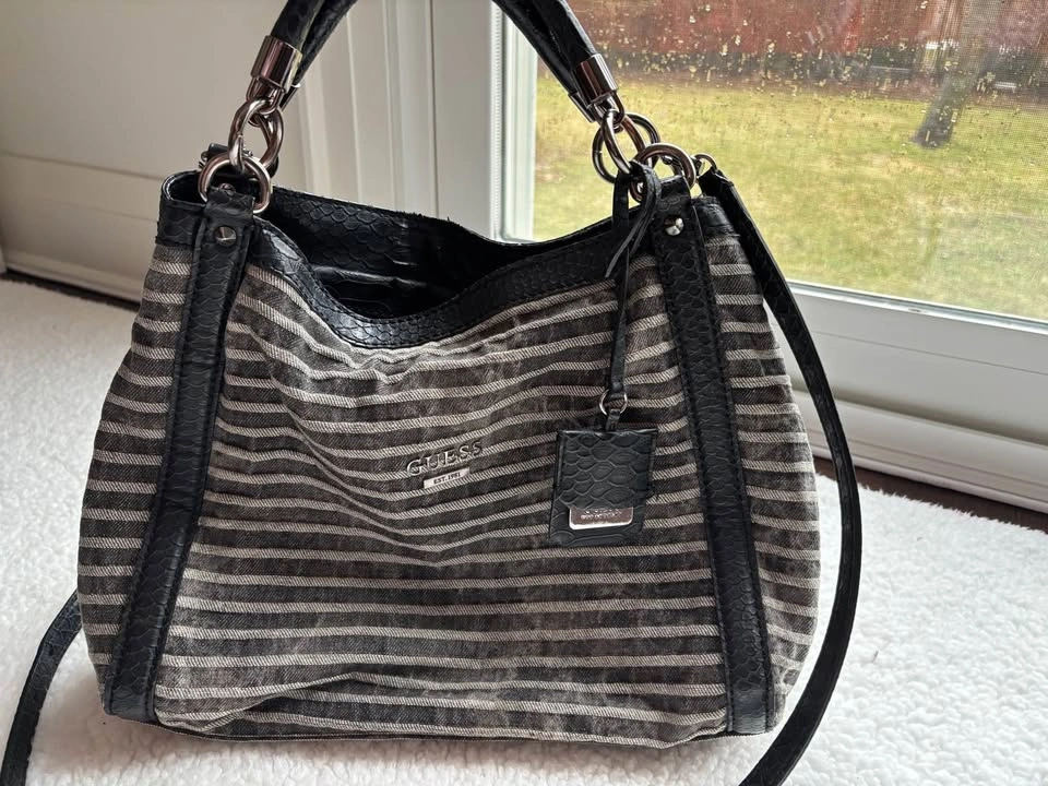 GUESS Vintage Y2K Washed Denim Shoulder Bag - photo 3