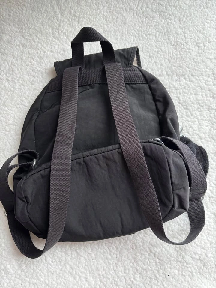 Kipling Y2K Black Queenie Backpack (13") with Monkey Keychain - photo 3