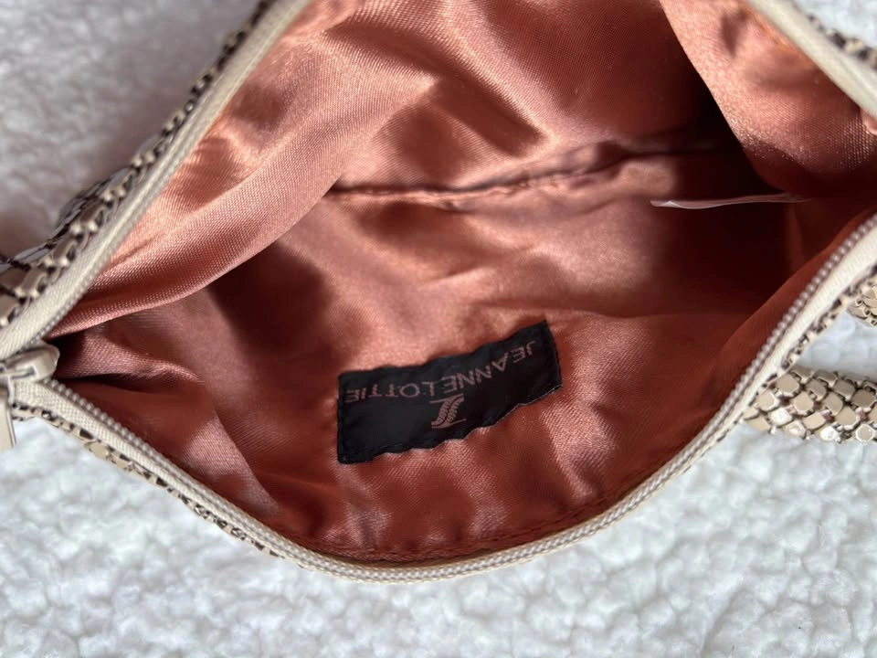 Vintage 90s/Y2K Jeanne Lottie Mini Metal Mesh Purse - photo 4