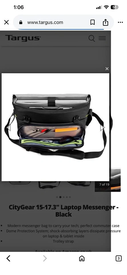 BRAND NEW! Targus Laptop bag 17” (2 available)