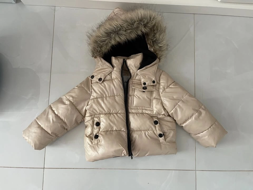 Sam Edelman Toddler Metallic Puffer Coat 2T - photo 4