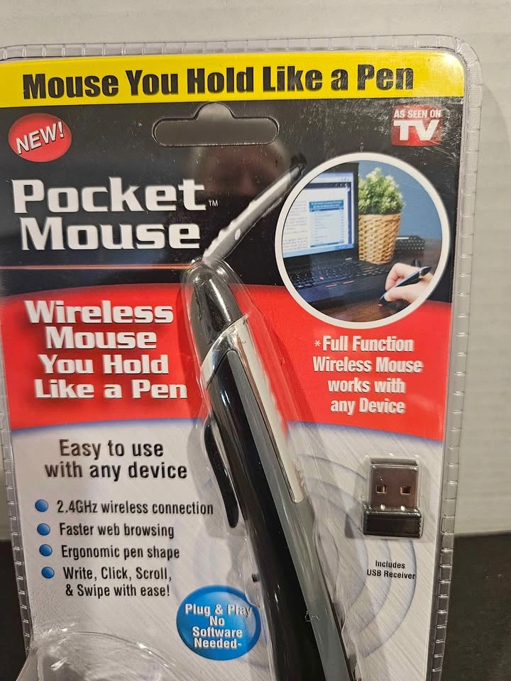 New Unopened "As Seen on TV" Pocket Mouse - Optical Wireless Mou - photo 3