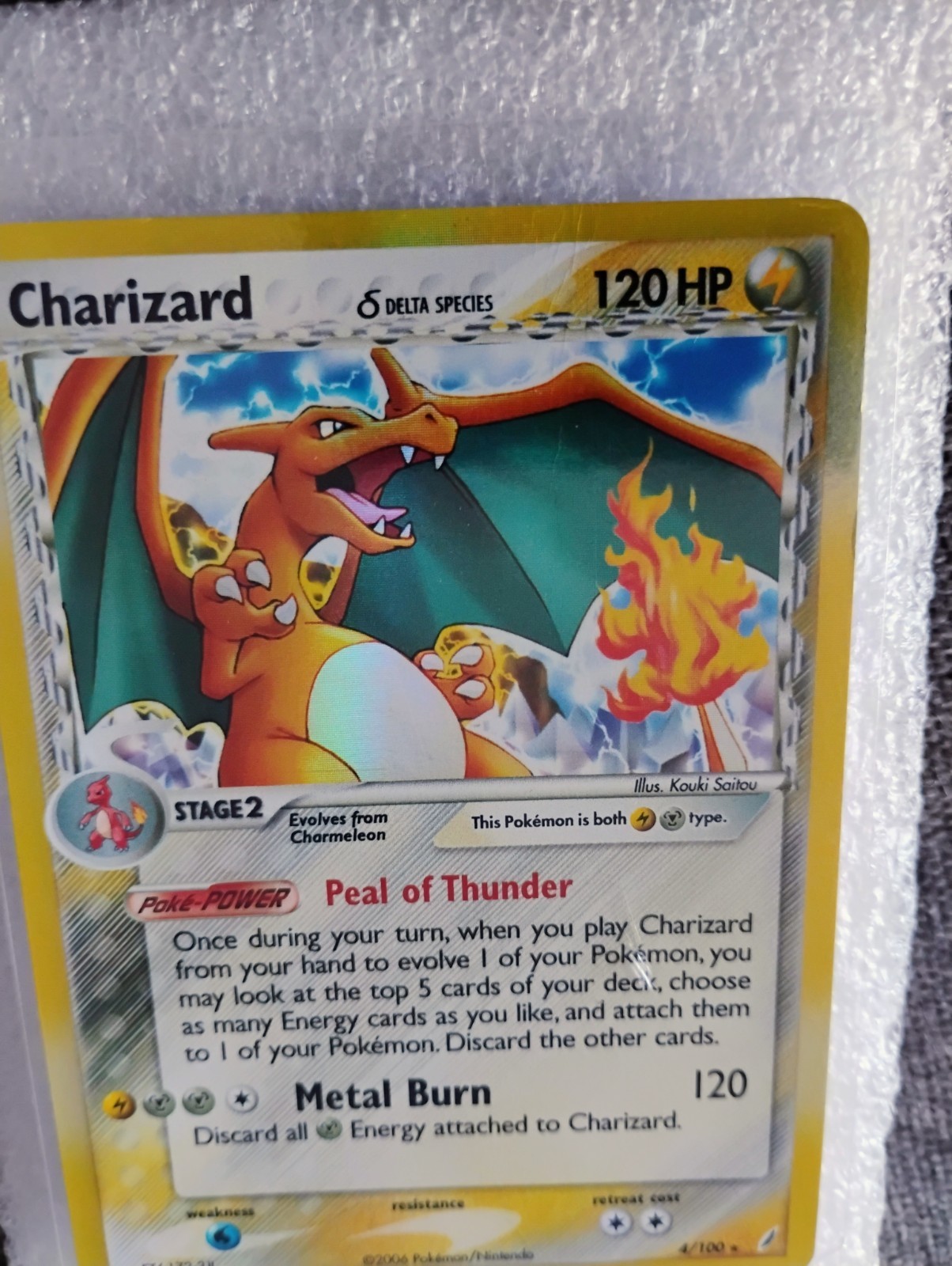 Charizard 4/100 - Delta Species - Pokemon TCG - Holo - HP - photo 3