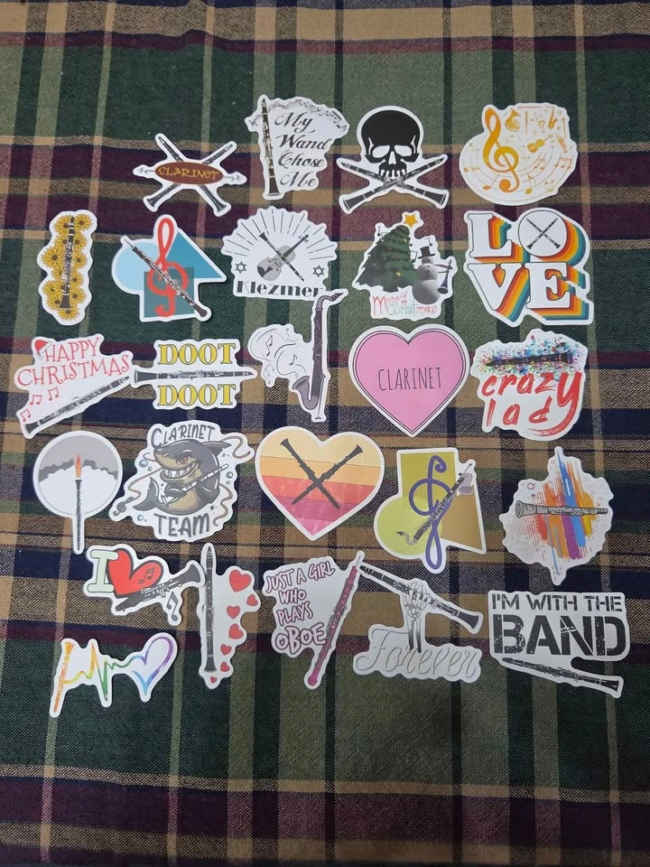 New 52 Assorted Clarinet Stickers - photo 2