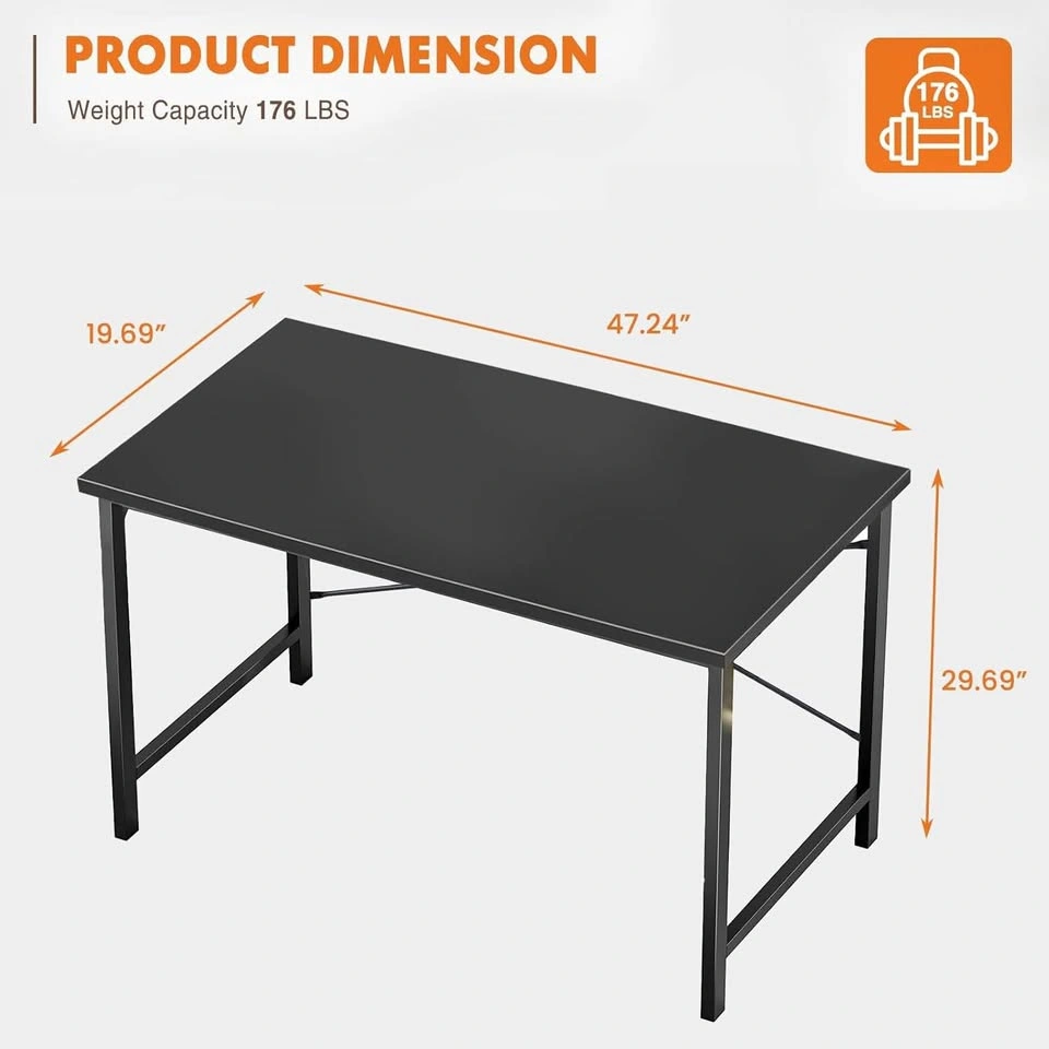 48” Computer Desk - Home Office Study Table - photo 2