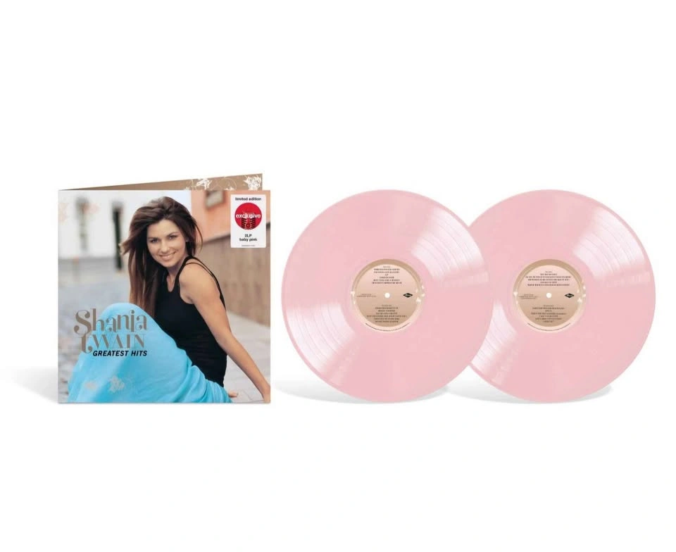 Shania Twain Greatest Hits Baby Pink Vinyl 2x LP - photo 4