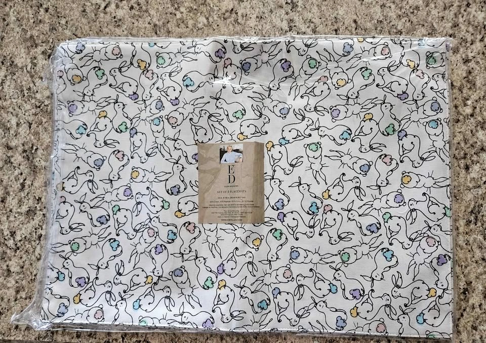 New Two Ed by Ellen Bunny Design Placemats