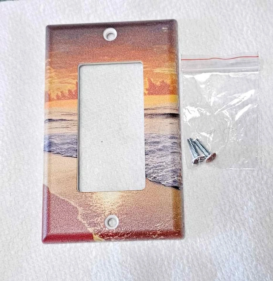 New Sunset Ocean Light Plate