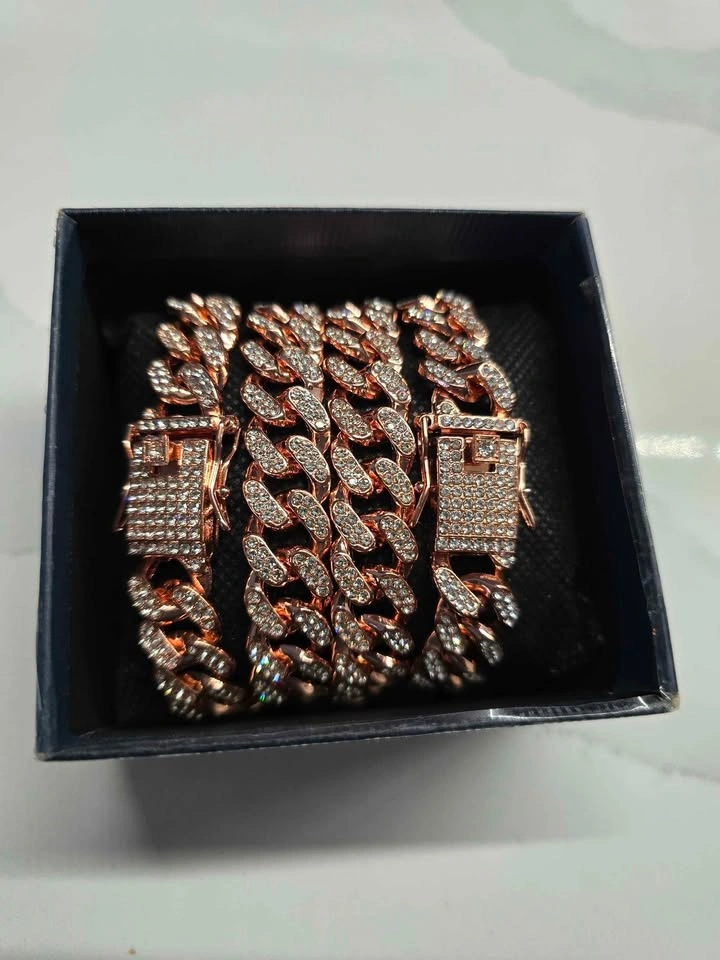 New ladies chain with bracelet and box - photo 5