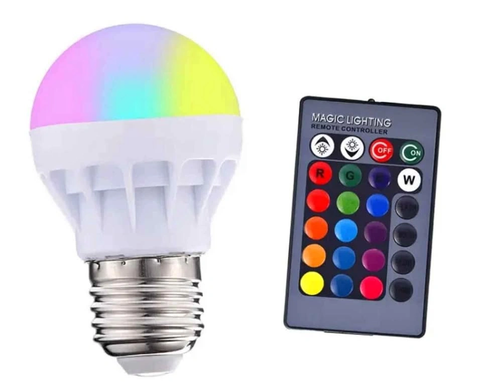 Brand new LED bulbs with remote (25 for both)