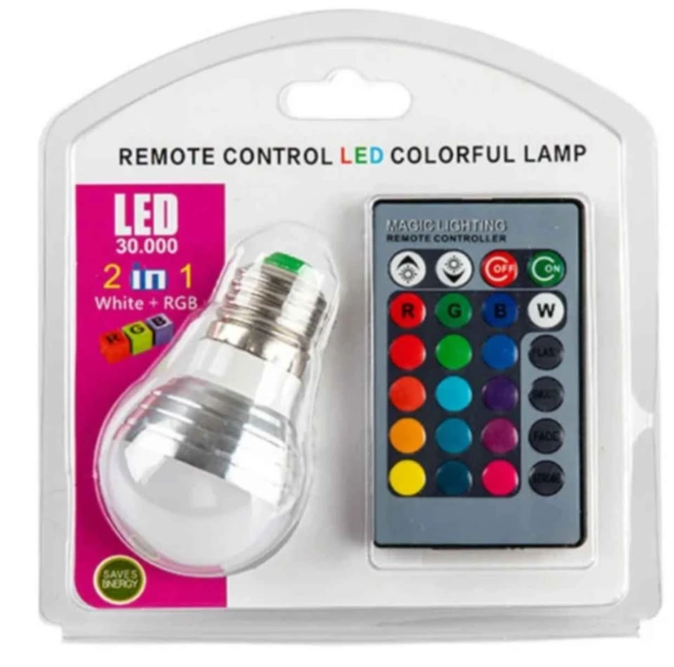 Brand new LED bulbs with remote (25 for both) - photo 2