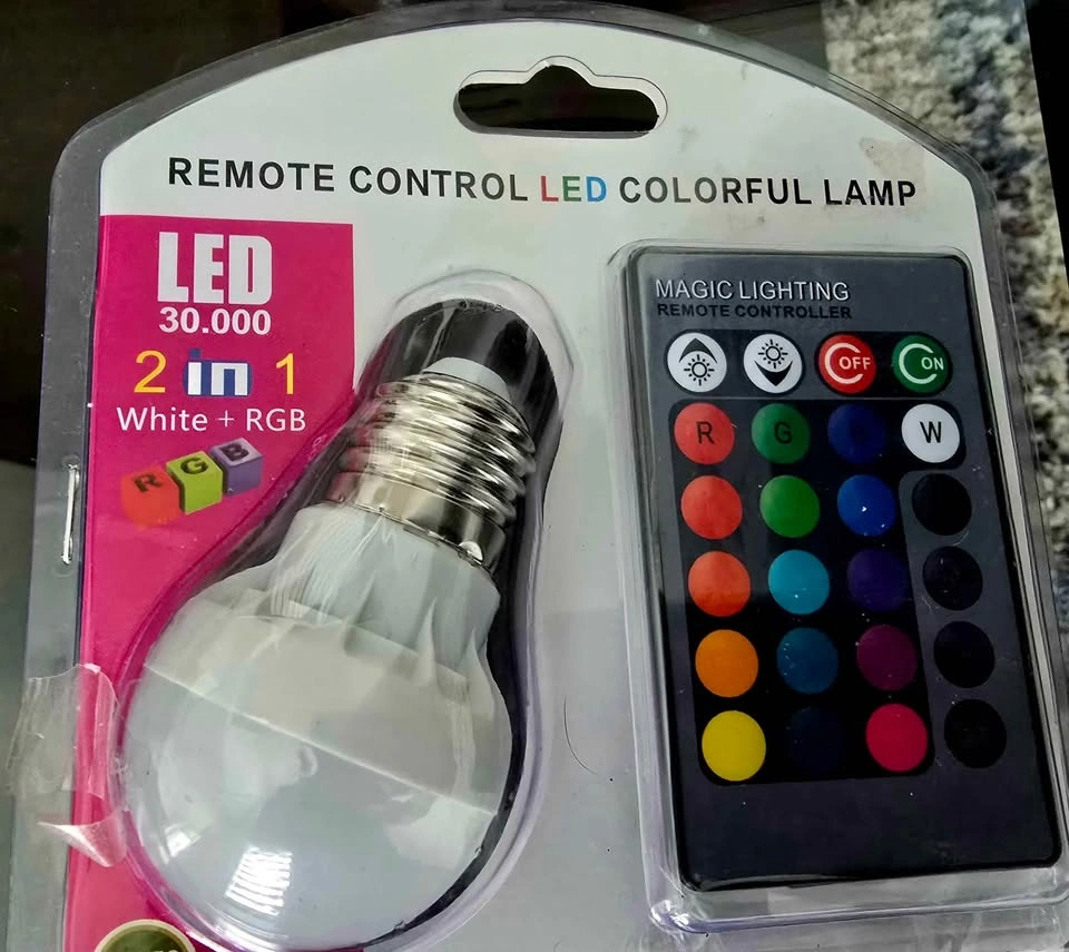 Brand new LED bulbs with remote (25 for both) - photo 5