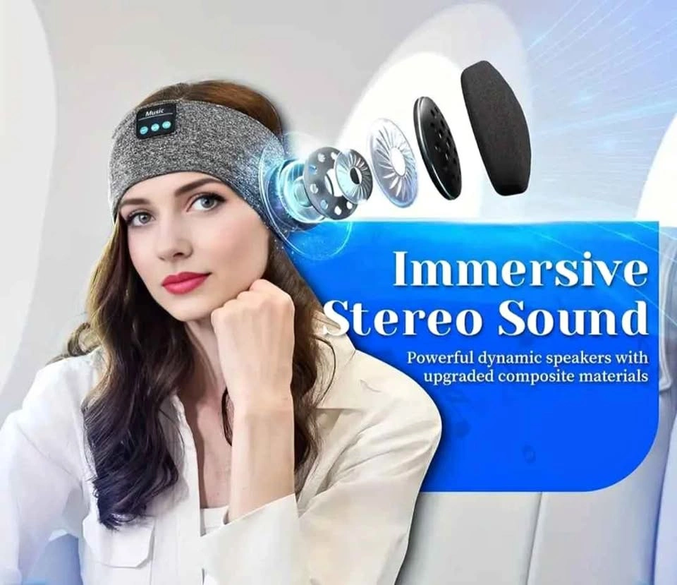 New Wireless Headphones Soft Headband - USB Charging