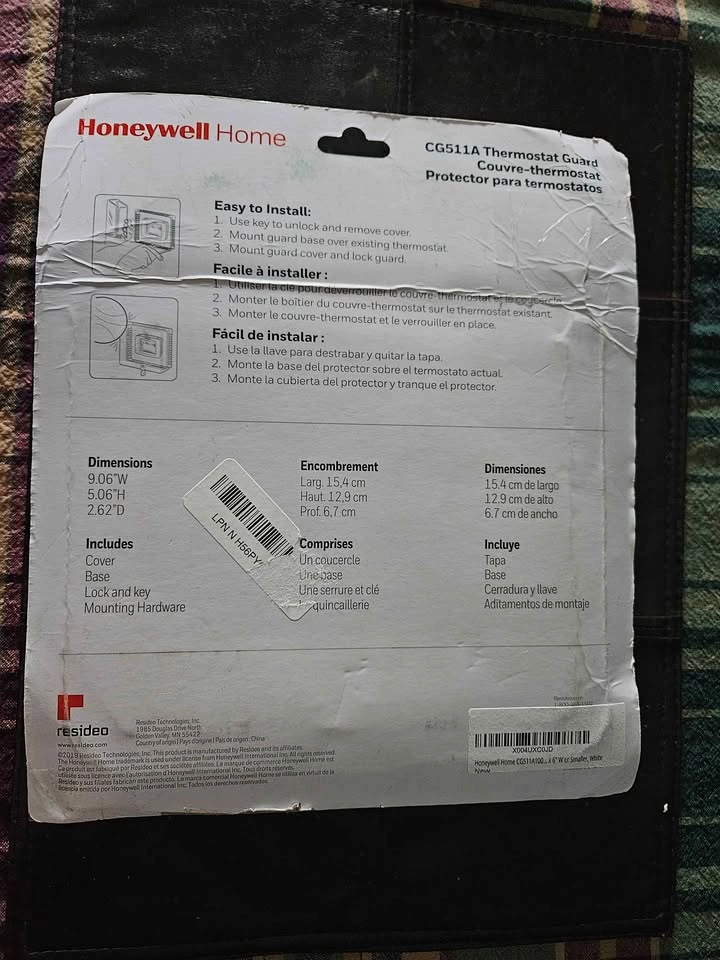 Honeywell Home CG511A1000 Medium Thermostat Guard - photo 4