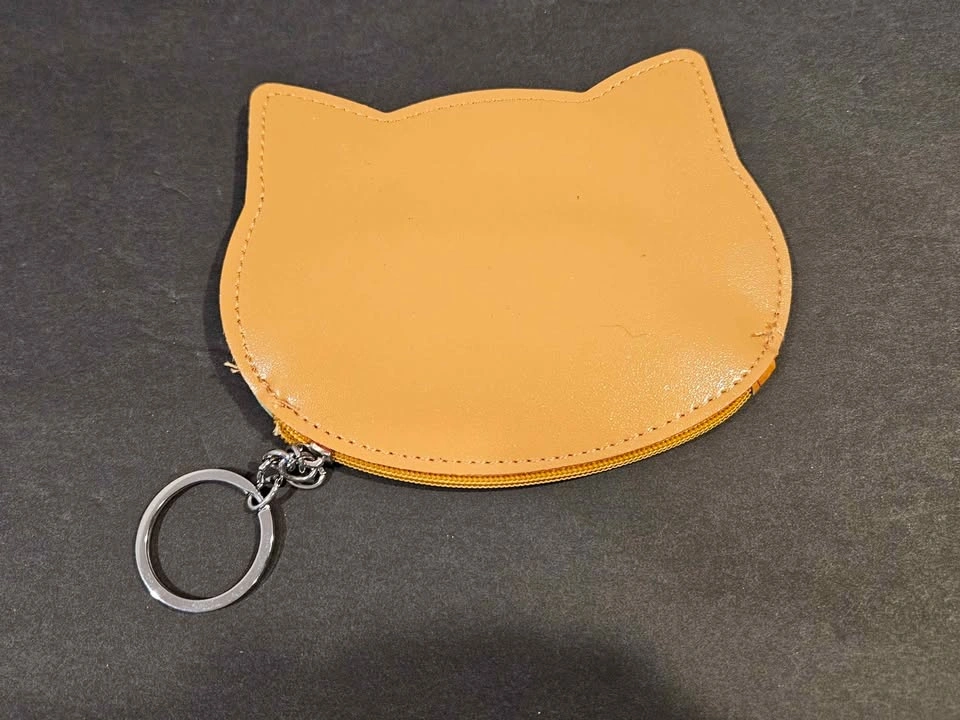New Kitty Cat Coin Purse Keychain - photo 2