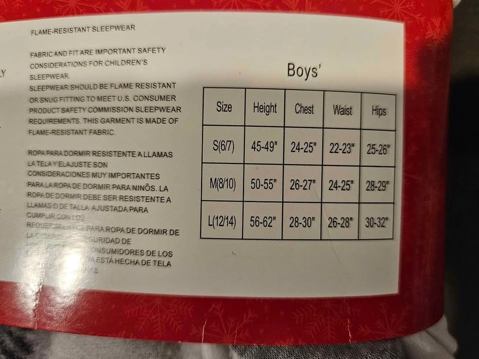 New 2 Piece Boys PJ Set - Size L (12/14) - photo 3