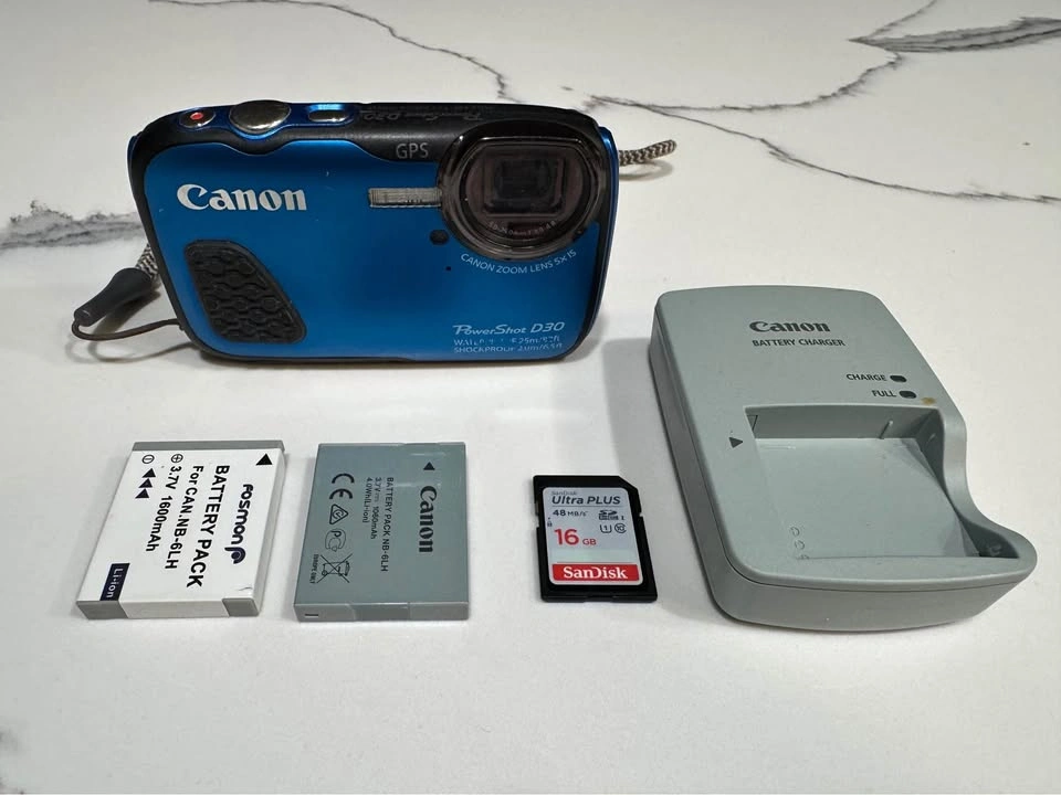 Canon PowerShot D30 Waterproof Digital Camera