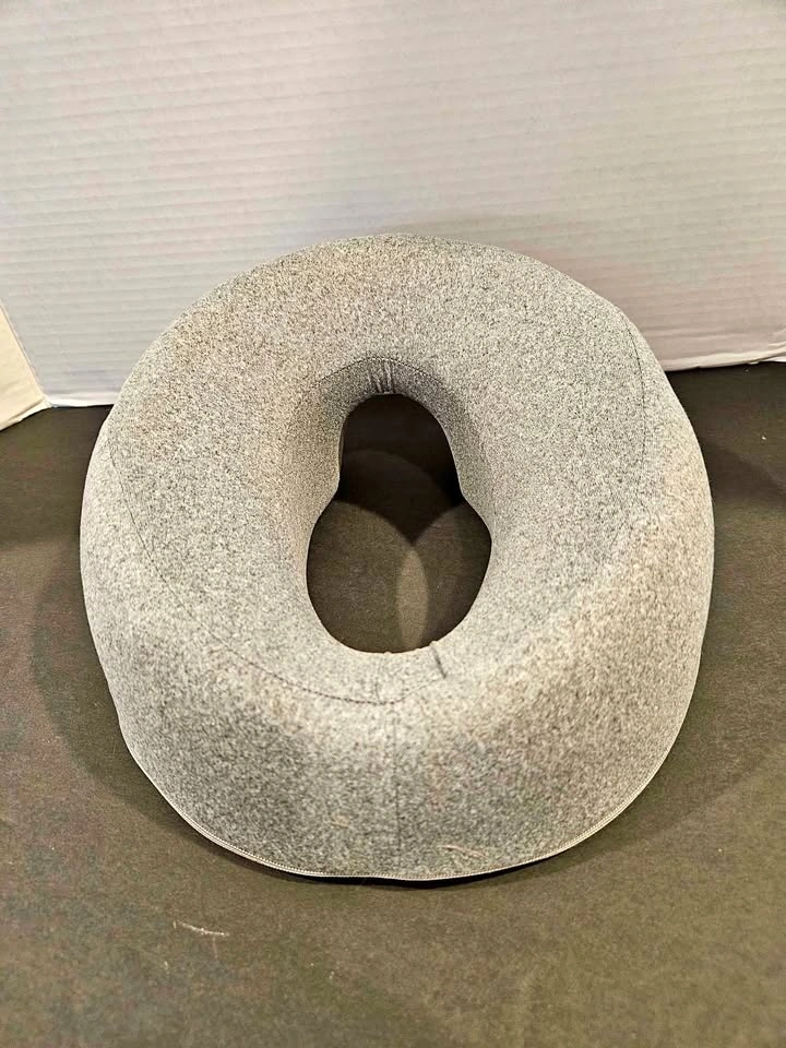 Grey Pillow with Removable / Washable Cover