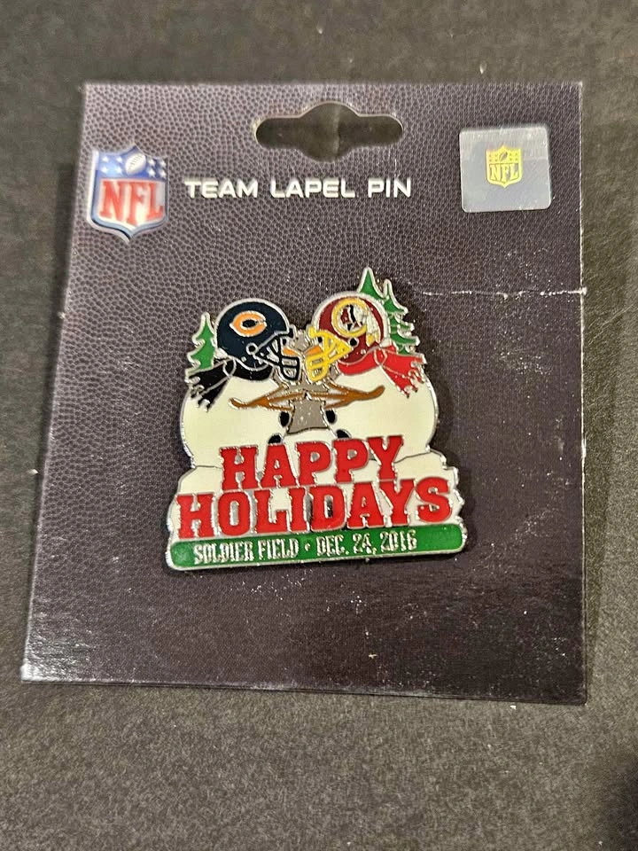 2016 Redskins vs Bears Game Day Pin