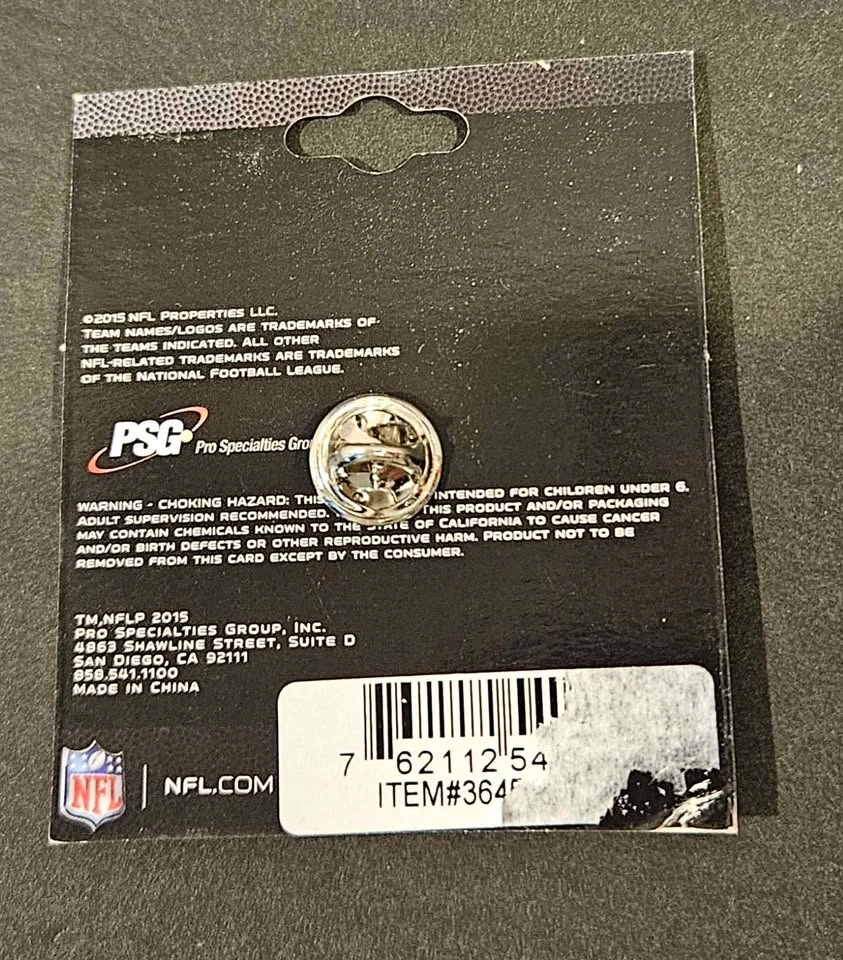 2016 Redskins vs Bears Game Day Pin - photo 3