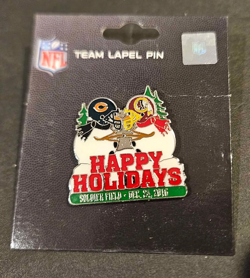 2016 Redskins vs Bears Game Day Pin - photo 4