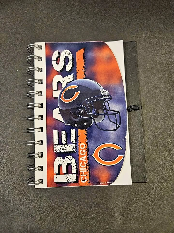 New Chicago Bears Note Book