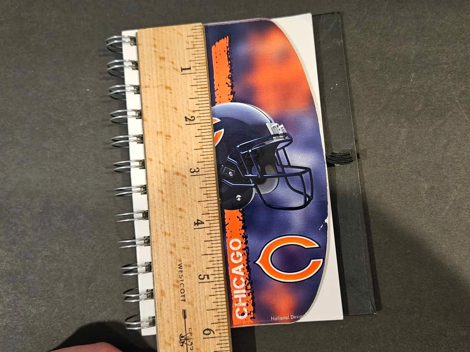 New Chicago Bears Note Book - photo 2
