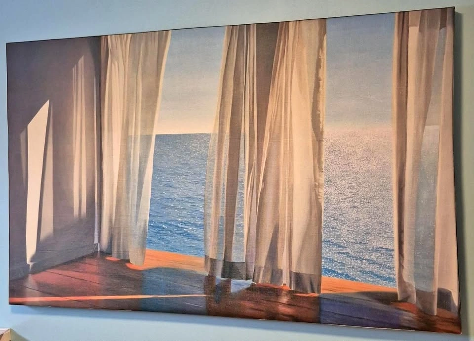 55"W x 34"H "Blues comes Through" by Alice Walton
