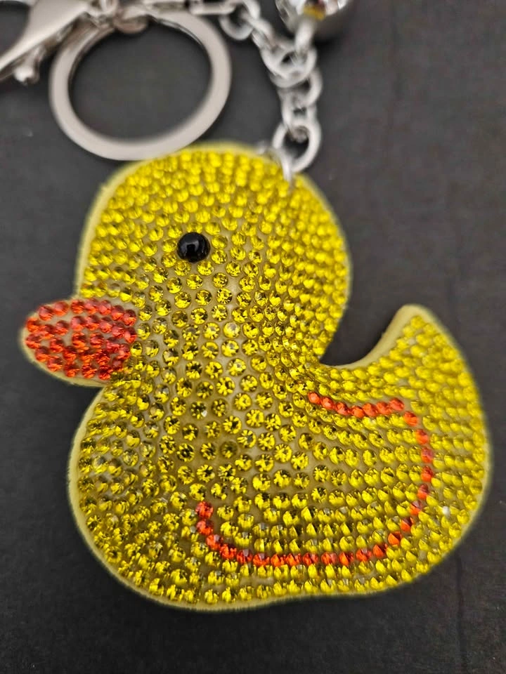 New Sequin Yellow Duckie Keychain - photo 3