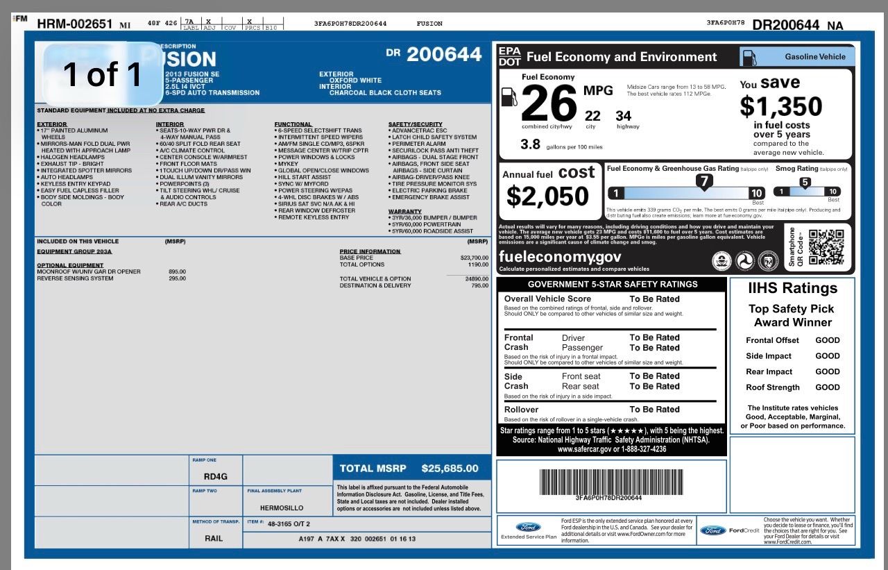 2013 Ford Fusion SE 2.5L - photo 4