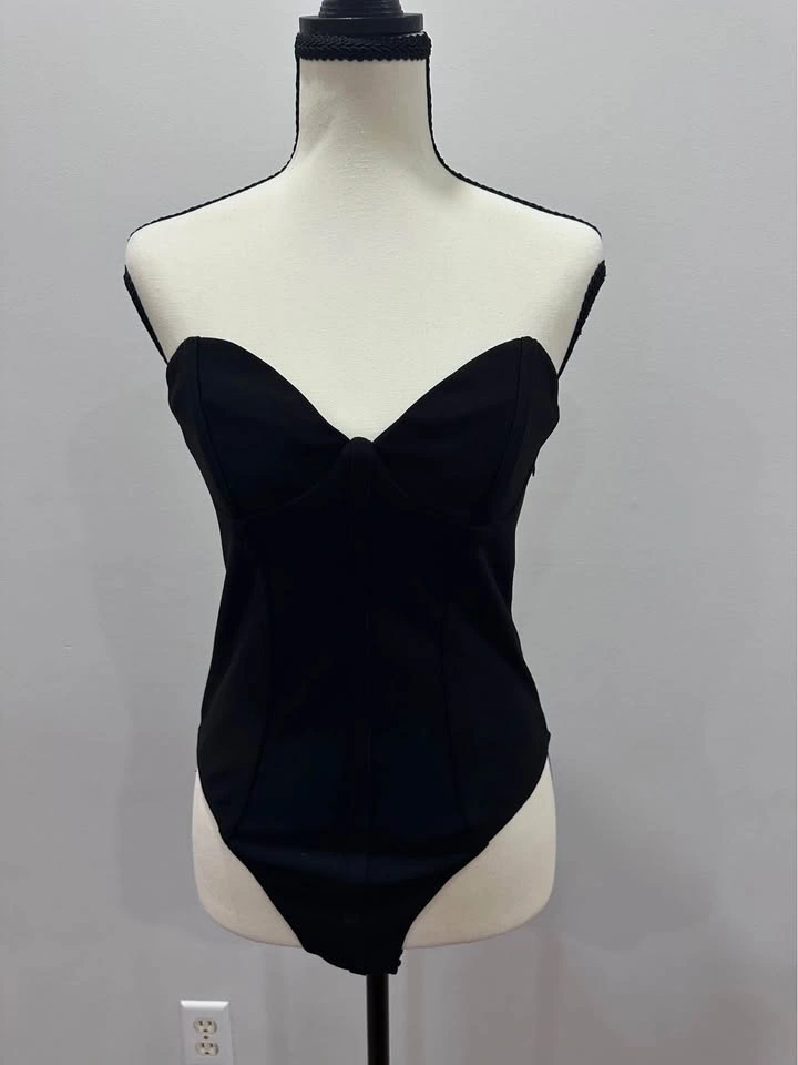 NWT Princess Polly Size 8 Strapless Black Bustier Marishka Bodys - photo 3