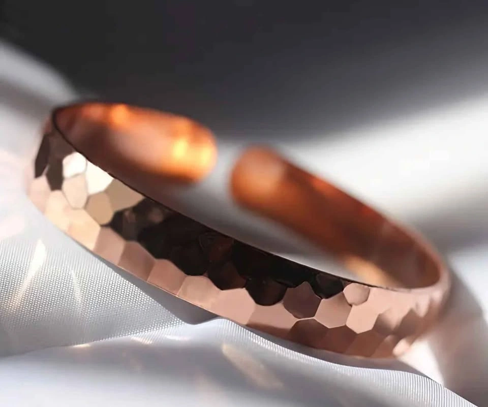 New 99.9% Purple Copper Cuff Bracelet - photo 4