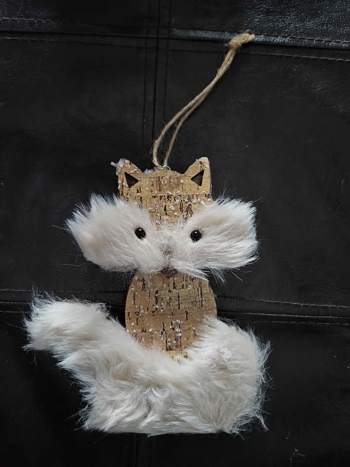New 4Pcs Fox Christmas Ornaments - photo 2
