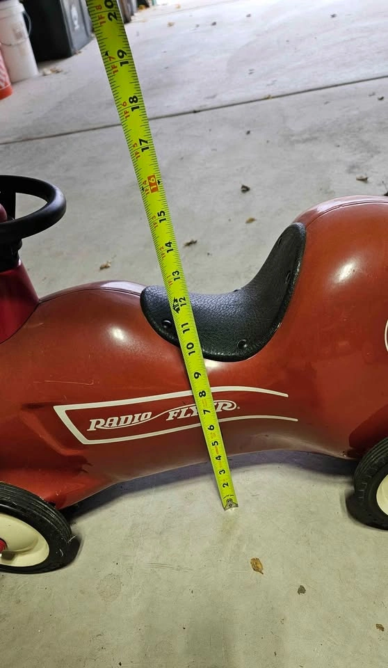 VTG Retired Radio Flyer Little Red Roadster Race Car #8 - photo 2