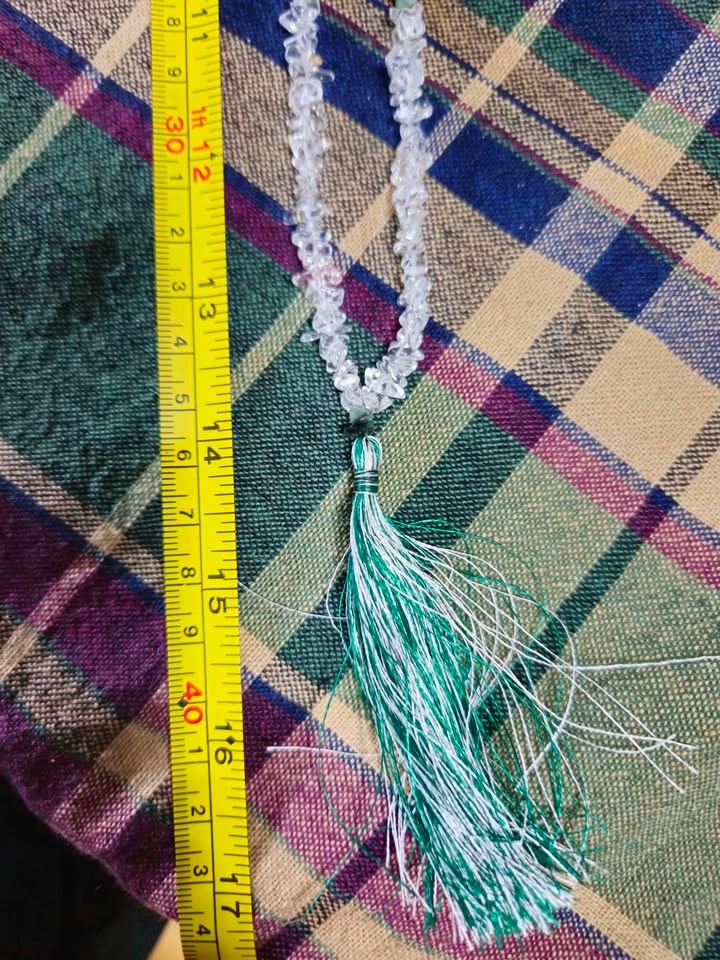 New Natural Emerald Stone Necklace - photo 4