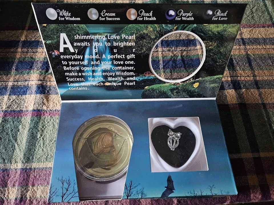 New Love Pearl Necklace Oyster Kit Wise Owl Jewelry - photo 3