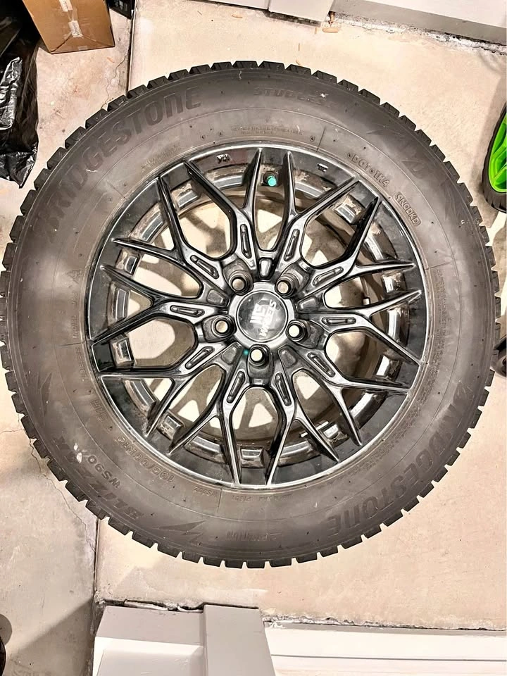 Bridgestone Blizzak Winter Tires and Alloy Wheels