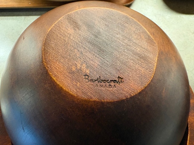 MCM Baribocraft wooden bowls set. - photo 3