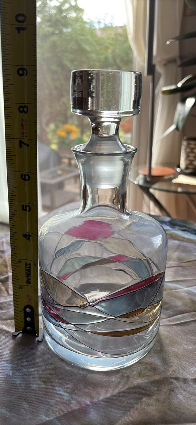 Vintage Handcrafted 'Sagrada' Whiskey Decanter Antoni Barcelona - photo 3