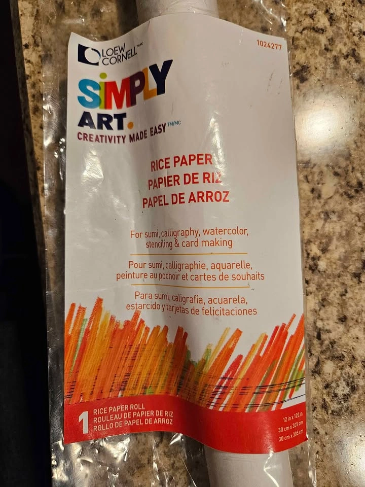 New Simply Art Rice Paper 12 x 120 inches - photo 2