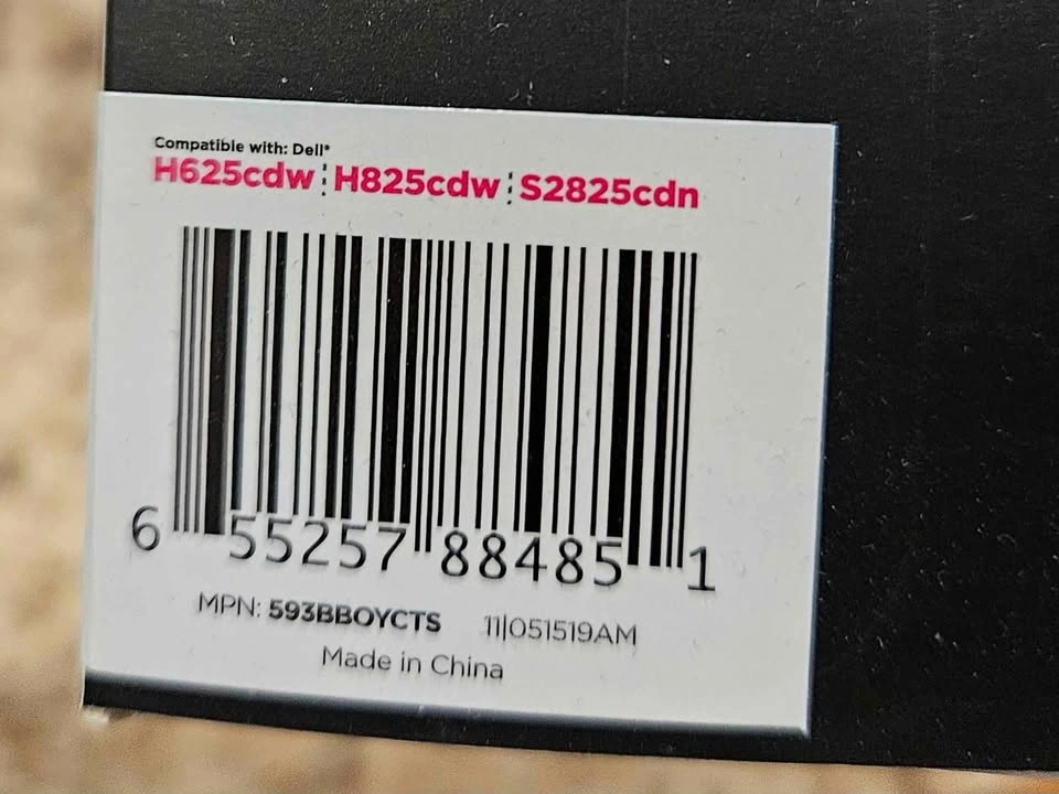 New LD Compatible Toner for Dell H625cdw H825cdw S2825cdn (Magen - photo 5