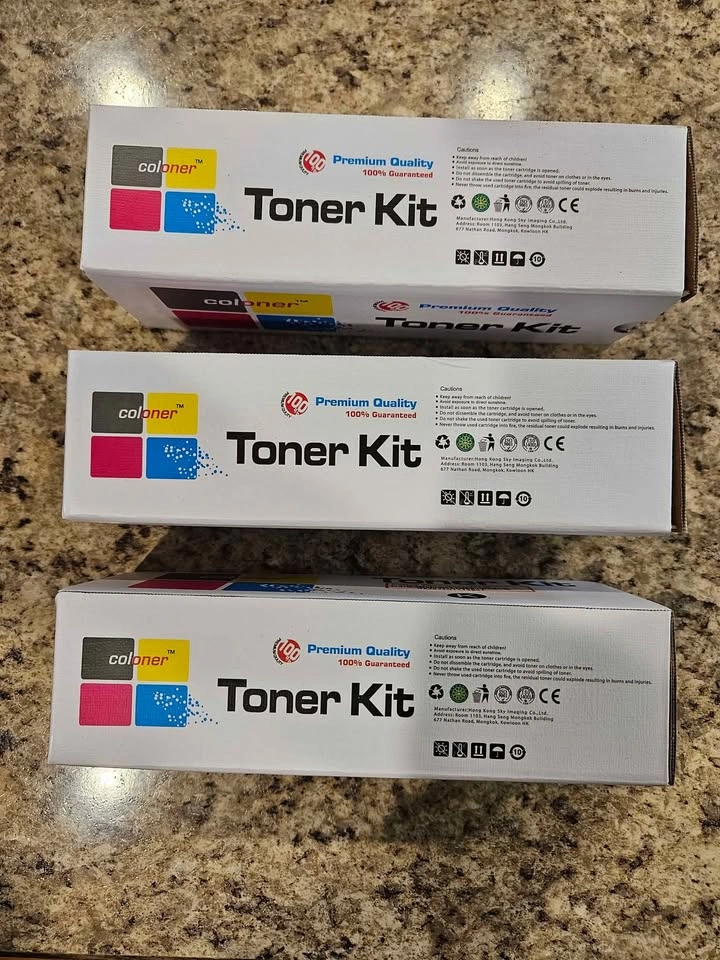 New Toner D-S2825K 593-BBOW 3-Pack Black Cartridges - photo 2