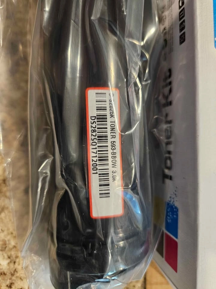 New Toner D-S2825K 593-BBOW 3-Pack Black Cartridges - photo 3