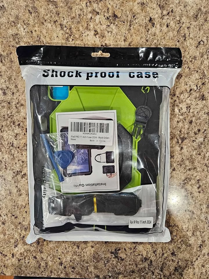 Shock Proof Case for iPad Pro 11" 2024 w/ Strap