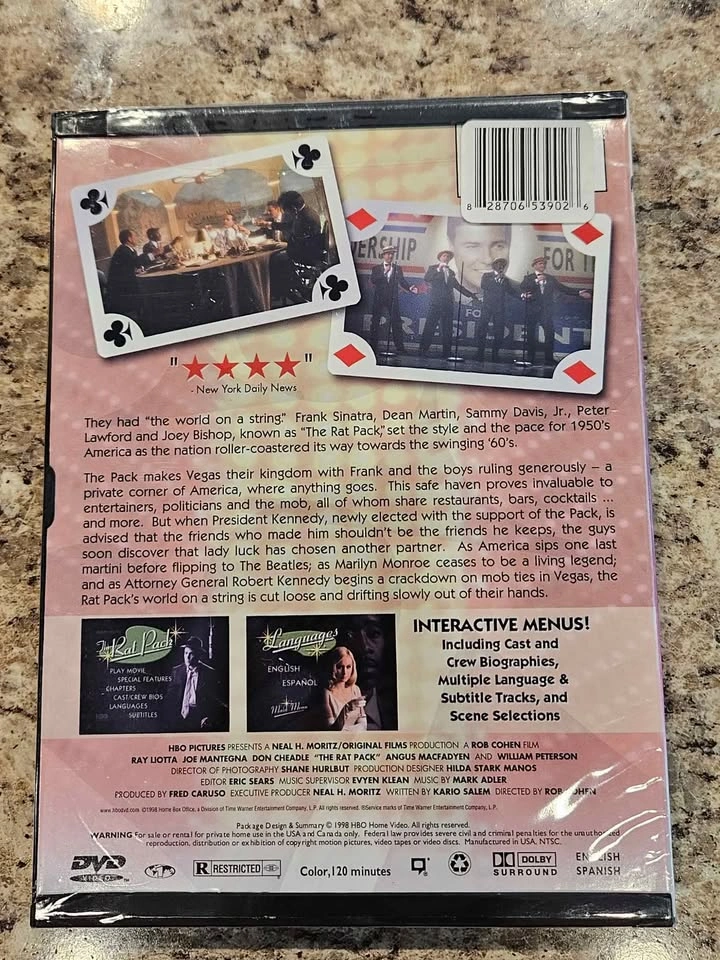 New Unopened The Rat Pack DVD - photo 2