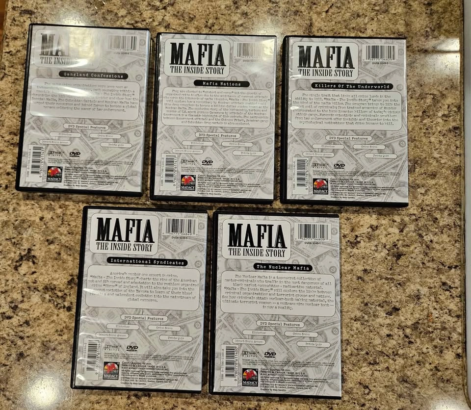 New MAFIA the Inside Story 5 DVD Box Set - photo 5