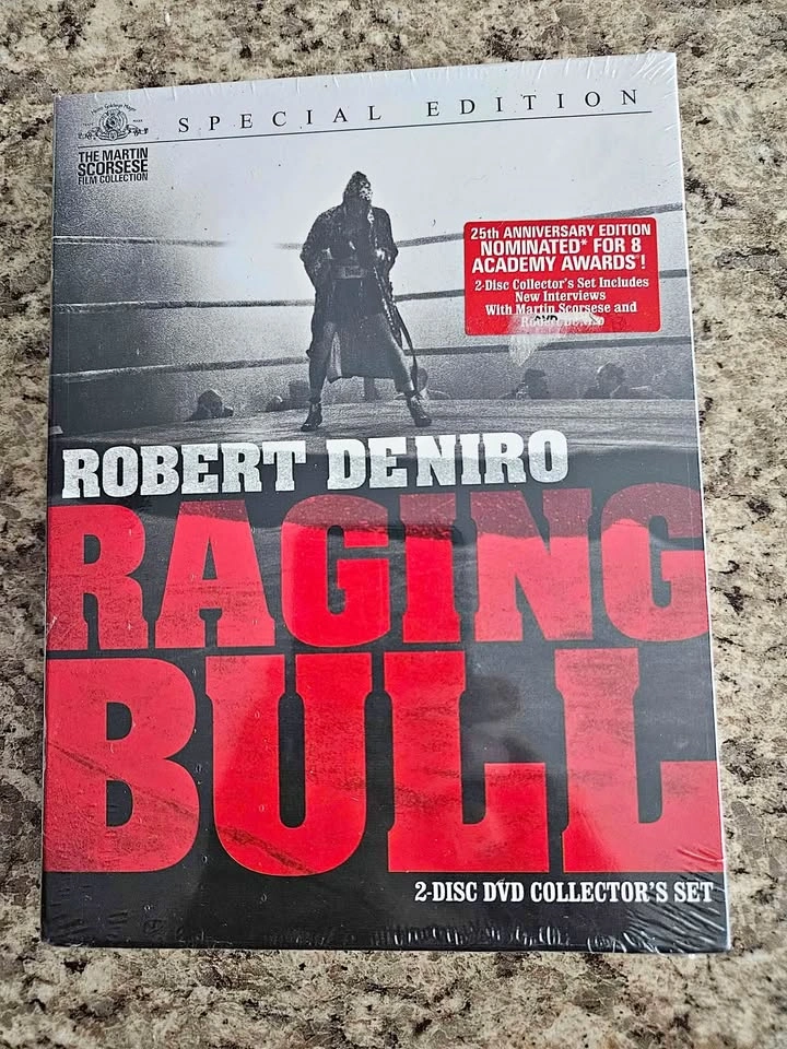 New Unopened Raging Bull 2 Disc Collector's Set